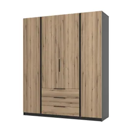 szafa-czterodrzwiowa-200-cm-3-szuflady-czarny-dab-evoke-kaja