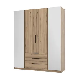 szafa-czterodrzwiowa-200-cm-3-szuflady-dab-evoke-lustra-kaja