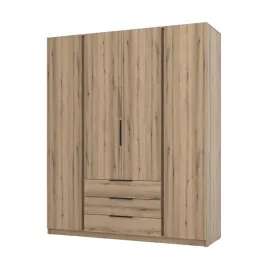 szafa-czterodrzwiowa-200-cm-3-szuflady-dab-evoke-kaja