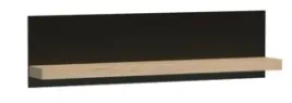 polka-wiszaca-120-cm-czarna-dab-artisan-cl9