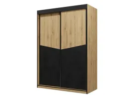szafa-dwudrzwiowa-przesuwna-150-cm-dab-odwieczny-czarny-as2