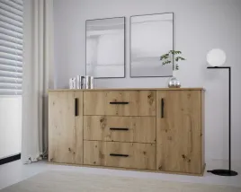komoda-nowoczesna-2-drzwi-3-szuflady-157-cm-dab-artisan-z-1