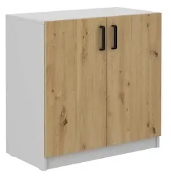 szafka-dolna-z-drzwiczkami-80-cm-jasny-szary-dab-artisan-malta