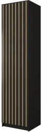 szafa-jednodrzwiowa-waska-z-wieszakiem-50-cm-czarna-lamele-jaxon