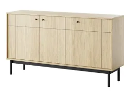 komoda-trzydrzwiowa-nowoczesna-154-cm-szeroka-dab-linea-japandi