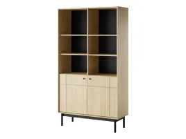 regal-dwudrzwiowy-wysoki-nowoczesny-104-cm-dab-linea-japandi