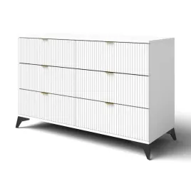 komoda-alex-1-ryflowana-z-nozkami-biala-120cm-zloty-uchwyt