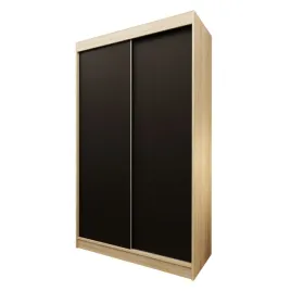 szafa-120cm-dwudrzwiowa-sonoma-czarny-mrp120