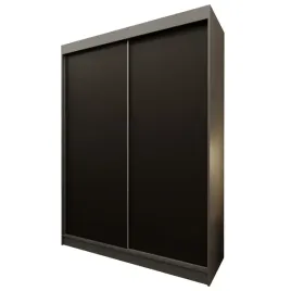 szafa-150cm-dwudrzwiowa-grafit-czarna-mrp150