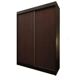 szafa-150cm-dwudrzwiowa-czarna-wenge-mrp150
