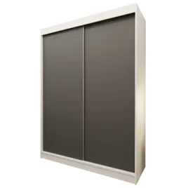 szafa-150cm-dwudrzwiowa-biala-grafit-mrp150
