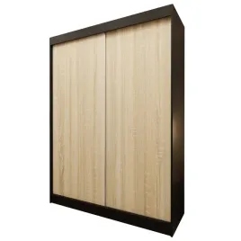 szafa-150cm-dwudrzwiowa-czarna-sonoma-mrp150