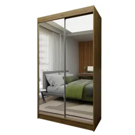 szafa-przesuwna-120cm-dab-artisan-lustro-na-calosci-z-szuflada-d120