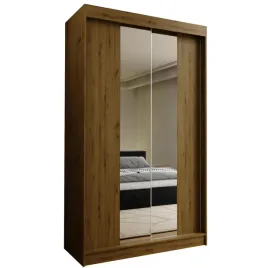 szafa-przesuwna-120-cm-dab-artisan-z-szufladami-lu120