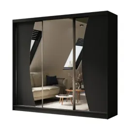 szafa-240-cm-lustro-czarna-z-szufladami-vx240