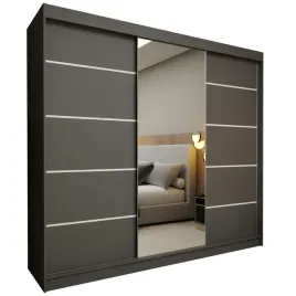 szafa-240-cm-lustro-grafit-z-szufladami-m240