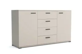 duza-pojemna-komoda-150-cm-kaszmir-czarne-uchwyty-4-szuflady