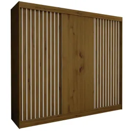 szafa-trzydrzwiowa-240-cm-artisan-biale-lamele-z-szufladami-lam240