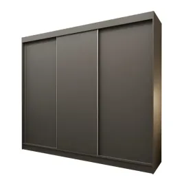 szafa-240cm-trzydrzwiowa-grafit-z-szufladami-mrp240