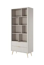 regal-z-szufladami-88-cm-bezowy-zaokraglony-zlote-nogi-lante