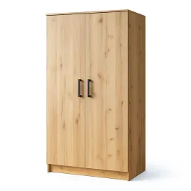 szafa-uchylna-90-cm-dab-artisan-2-drzwi-z-wyposazeniem-trend90