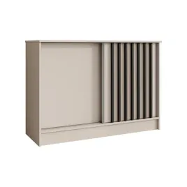 komoda-przesuwna-121-cm-kaszmir-z-lamelami-czarnymi-lam