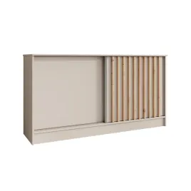 komoda-przesuwna-161-cm-kaszmir-z-lamelami-dab-artisan-lam