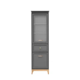 witryna-55-cm-przeszklona-szara-diamentowa-klasyczna-wysoka-ta-6