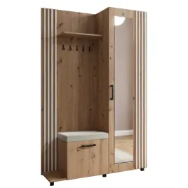 garderoba-slupek-panel-wieszaki-szafka-dab-artisan-biale-lamele-lewa-livia