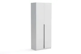 szafa-dwudrzwiowa-90-cm-biala-czarny-uchwyt-z-polkami-drazkiem-bristol