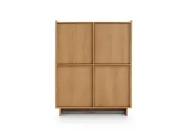 komoda-98-cm-4-otwierane-drzwiczki-wysoka-elegancka-dab-karmel-yasumi