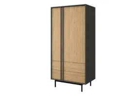 szafa-dwudrzwiowa-93-cm-antracyt-dab-olejowany-asly-1