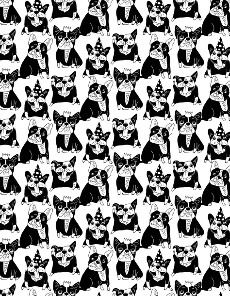 wolnowiszaca-roleta-scienna-rysowane-psy-140x180cm-waga-z-opakowaniem-1-kg