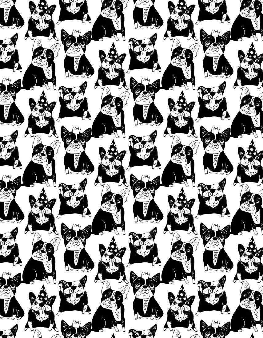 wolnowiszaca-roleta-scienna-rysowane-psy-140x180cm-stan-nowy