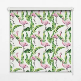 wolnowiszaca-roleta-flamingi-przy-lisciach-110x240