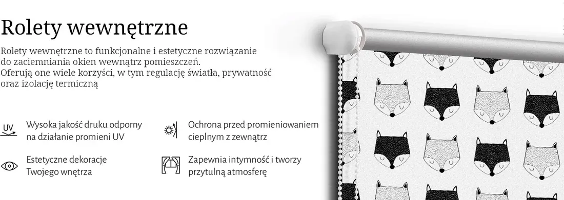 wolnowiszaca-roleta-scienna-rysowane-glowy-lisow