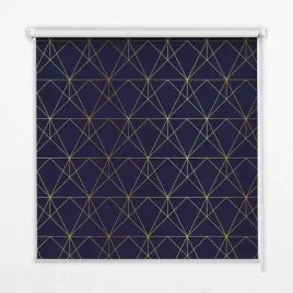 roleta-zolte-linie-polaczone-w-trojkaty-130x140-cm