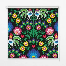 klasyczna-roleta-okienna-kolorowe-koguty-80x180-cm