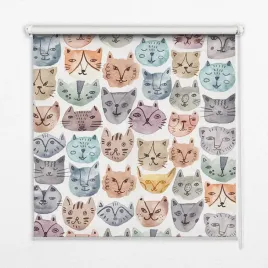roleta-kolorowe-twarze-kotow-na-wymiar-70x140-cm