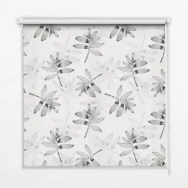 wolnowiszaca-roleta-szare-szkicowane-liscie-70x140