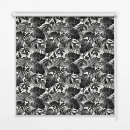 zaciemniajaca-roleta-gladka-szare-liscie-100x140cm