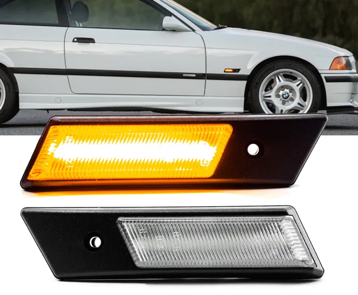 dynamiczne-biale-kierunkowskazy-led-bmw-e32-e34-e36-crystal-white-plywajace-stan-nowy-numer-katalogowy-oryginalu-63138357047or63138357048or8219-9404388or8219-9404391or8219-9404392or82199404387or82199404388or82199404391or82199404392or8357047-94-04387