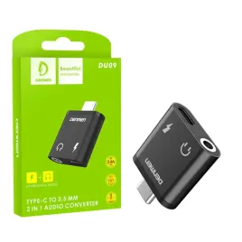adapter-hf-typ-c-denmen-czarny-audio-jack-zasilanie-du09