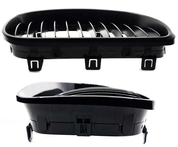 grill-nerki-bmw-1-e87-2007-2012-lci-black-shadow-stan-nowy-numer-katalogowy-czesci-030-nerki-w-gril-bmw-e81-e82-e87-e88-2007-2012-po-lifcie-czarny-matt-mtowe-mat-matte-black-shadow