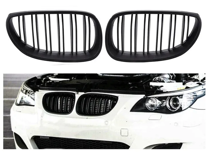 grill-nerki-bmw-5-e60-e61-m-pakiet-m5-black-matt-stan-nowy-kolor-czarny