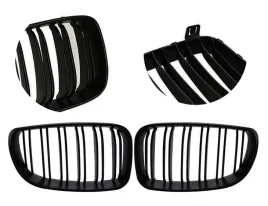 atrap-w-przedni-zderzak-bmw-e87-e88-nerki-atrapa-grill-nowe-matowe-dual