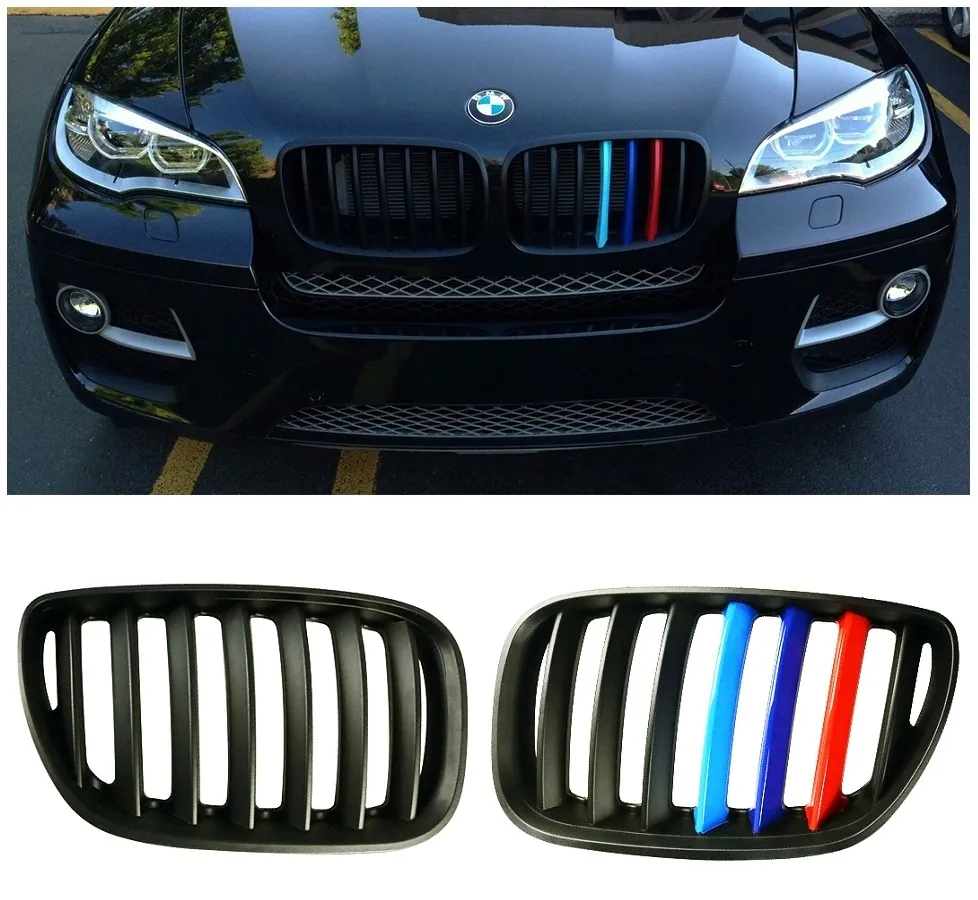 grill-nerki-atrapy-bmw-x6-e71-2007-2014-matowe-stan-nowy