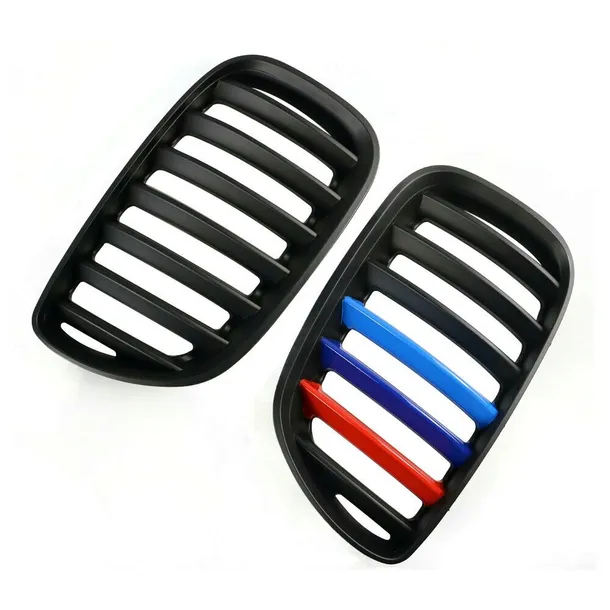 grill-nerki-atrapy-bmw-x6-e71-2007-2014-matowe-stan-nowy-kolor-czarny