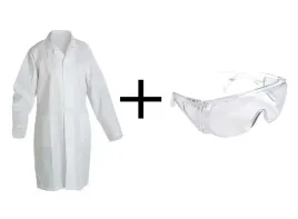 komplet-fartuch-laboratoryjny-bialy-bawelniany-medyczny-okulary-ochronne3xl