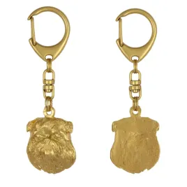 gryfonik-brukselski-griffon-bruxellois-pozlocony-brelok-do-kluczy-z-psem